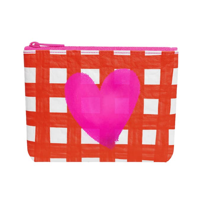 Aspen Lane - Wholesale Makeup/Cosmetic Bag - *NEW Valentines makeup pouch heart pink red teen gift1