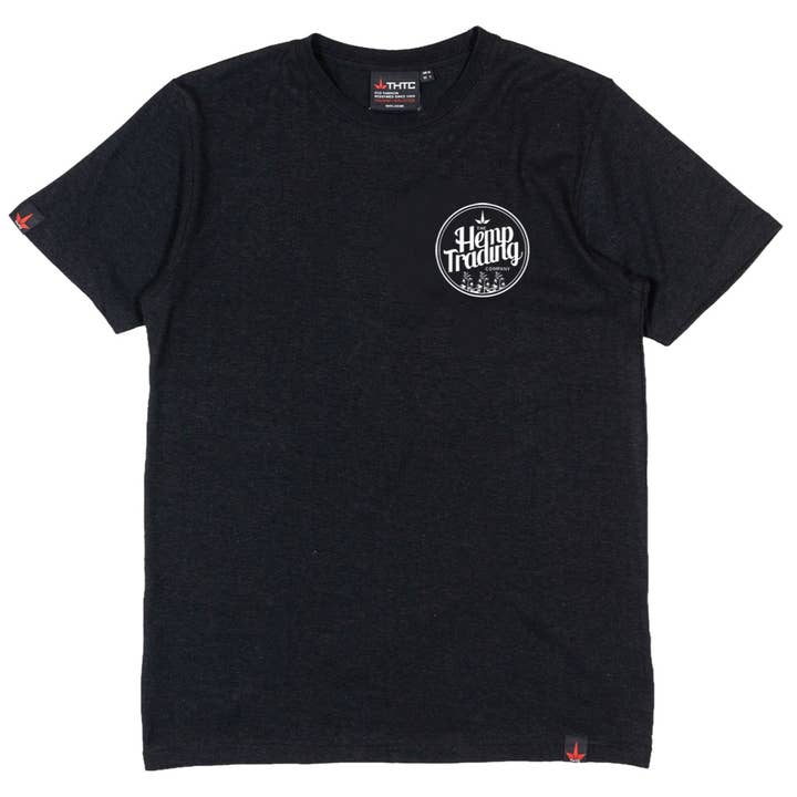 Low Class Badge Hemp T-Shirt (Premium Weight) for wholesale by THTC (The Hemp Trading Company)