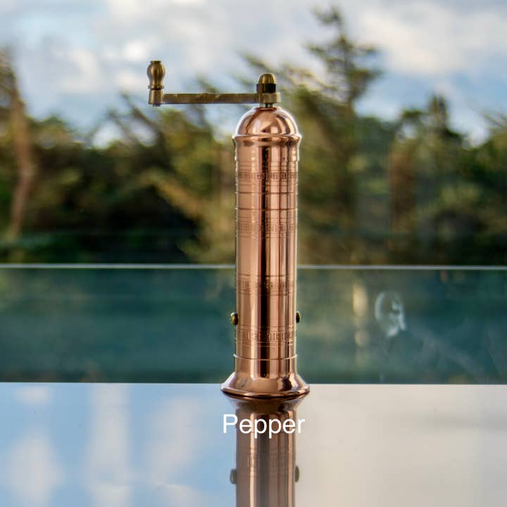 Rune-Jakobsen Design - Wholesale Pepper Mill - The original 'Copper Mill' - 9" pepper grinder