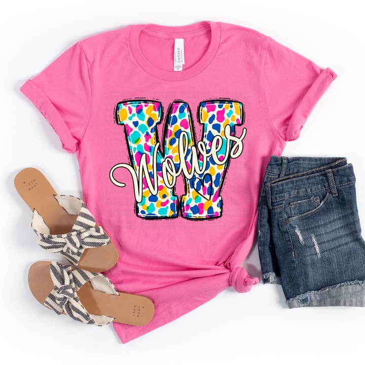 Wolves Bright Spots DTF Transfer for engroshandel hos Flawless Transfers