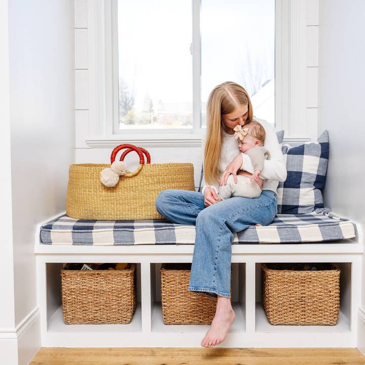 MOOGCO Silver Nursing Cups - Wholesale Bassinet - Baby - African Moses Basket <br>Cognac Circle Handle5