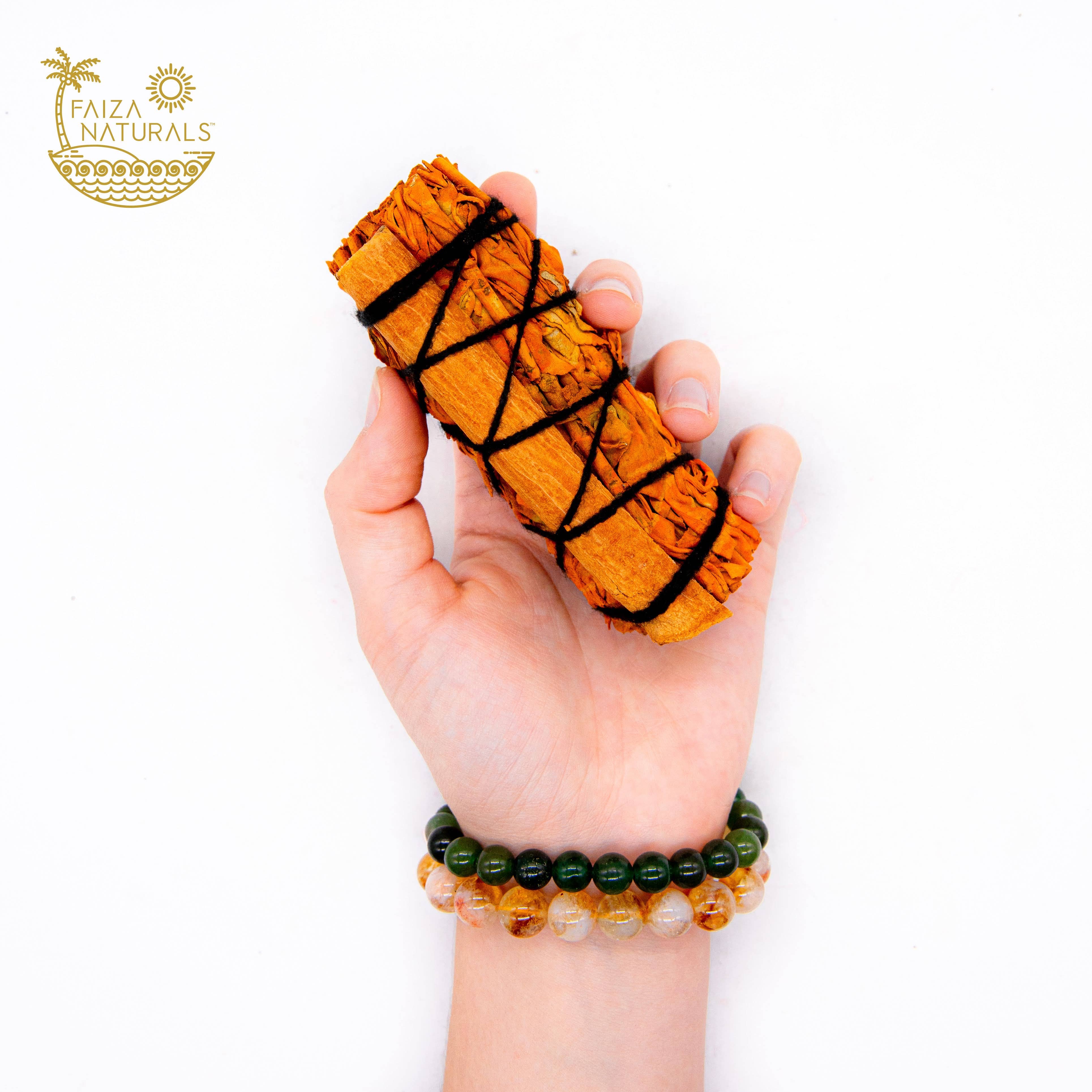Faiza Naturals - Wholesale Sage bundle - Pumpkin Spice White Sage Smudge - Limited Time Production1