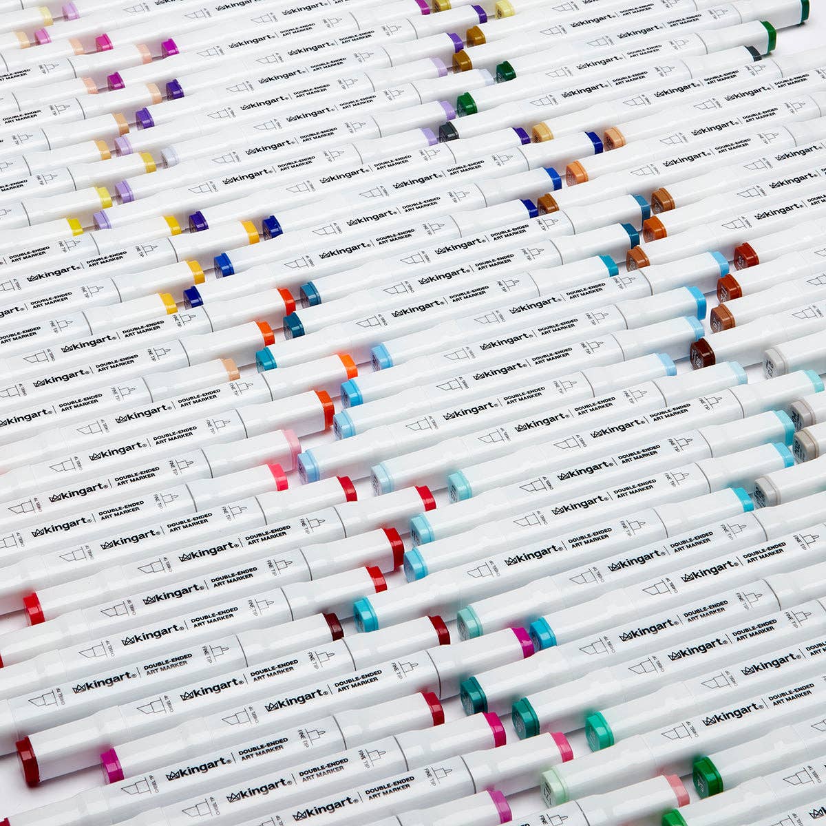 KINGART - Wholesale Marker - Double-Ended Alcohol Markers 48 pc6