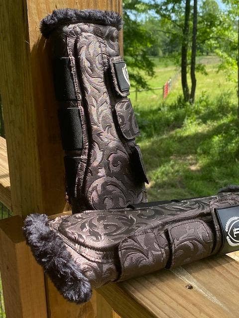 Tack of the Town - Wholesale Horseback Riding Gear - Flourish Brushing Boots4