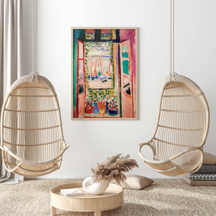 Sugar & Canvas - Vendita all'ingrosso Stampa artistica - Matisse «La finestra aperta», 1905, dipinto e stampa artistica, M1367