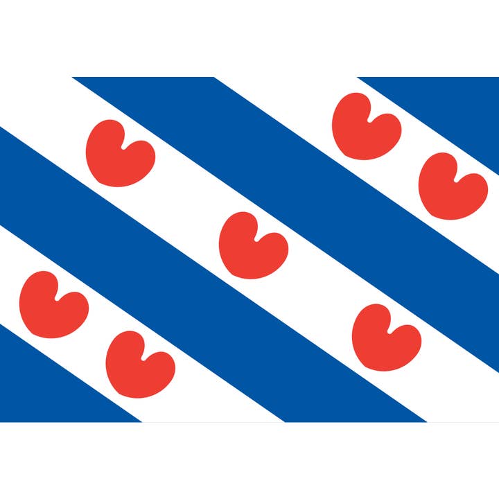 Friesland (Fryslan) 5'x3' voor wholesale door Worldwide Flags Ltd
