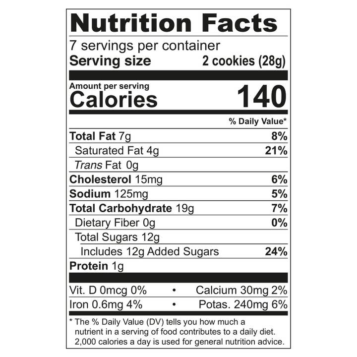 Everyday Supply Co - Wholesale Cookie - Tate's Bake Shop - Cookie Snickerdoodle - CS of 12-7 OZ1