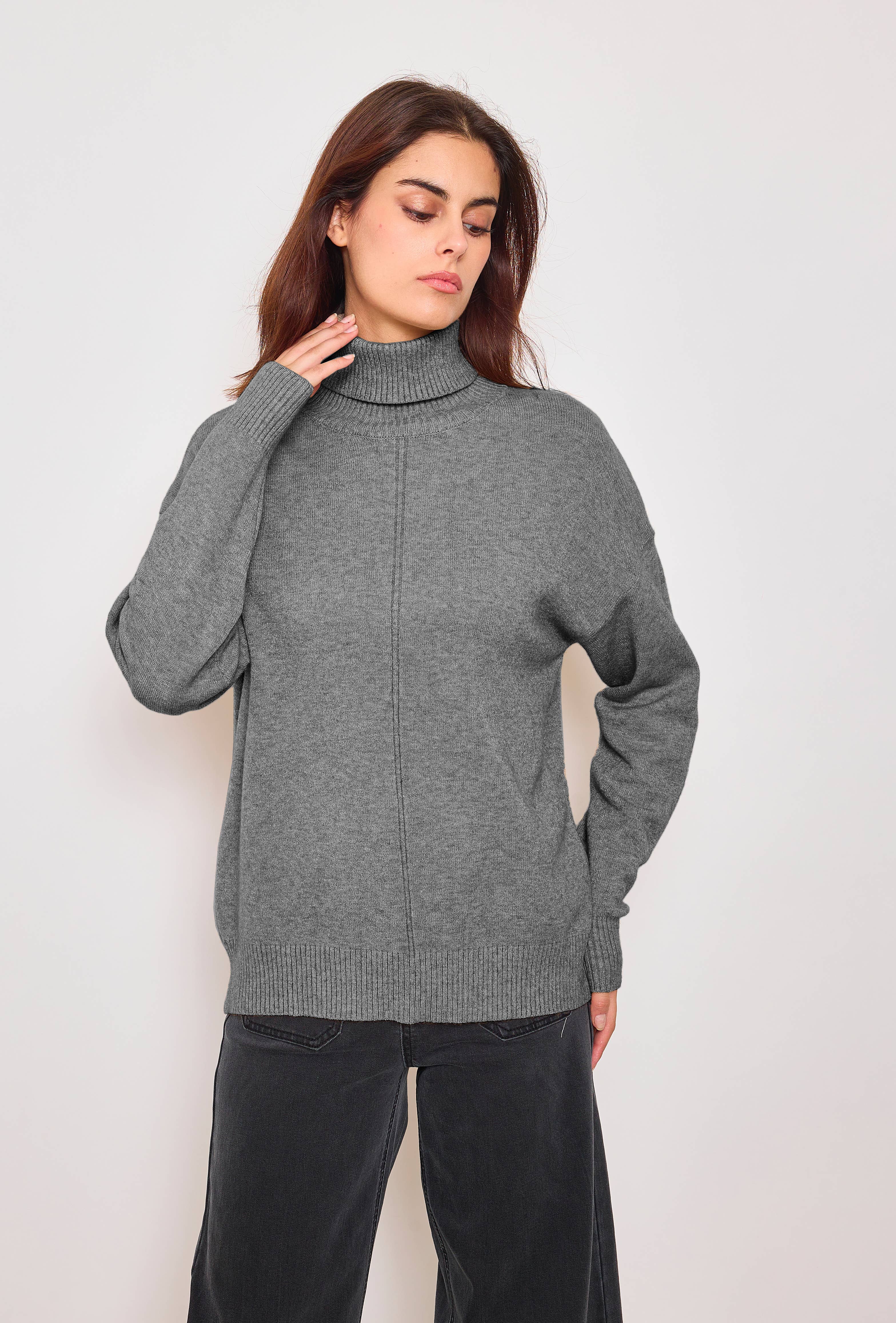 SUNNY STUDIO - Wholesale Knit Sweater - Women's - Women's high-neck sweater3