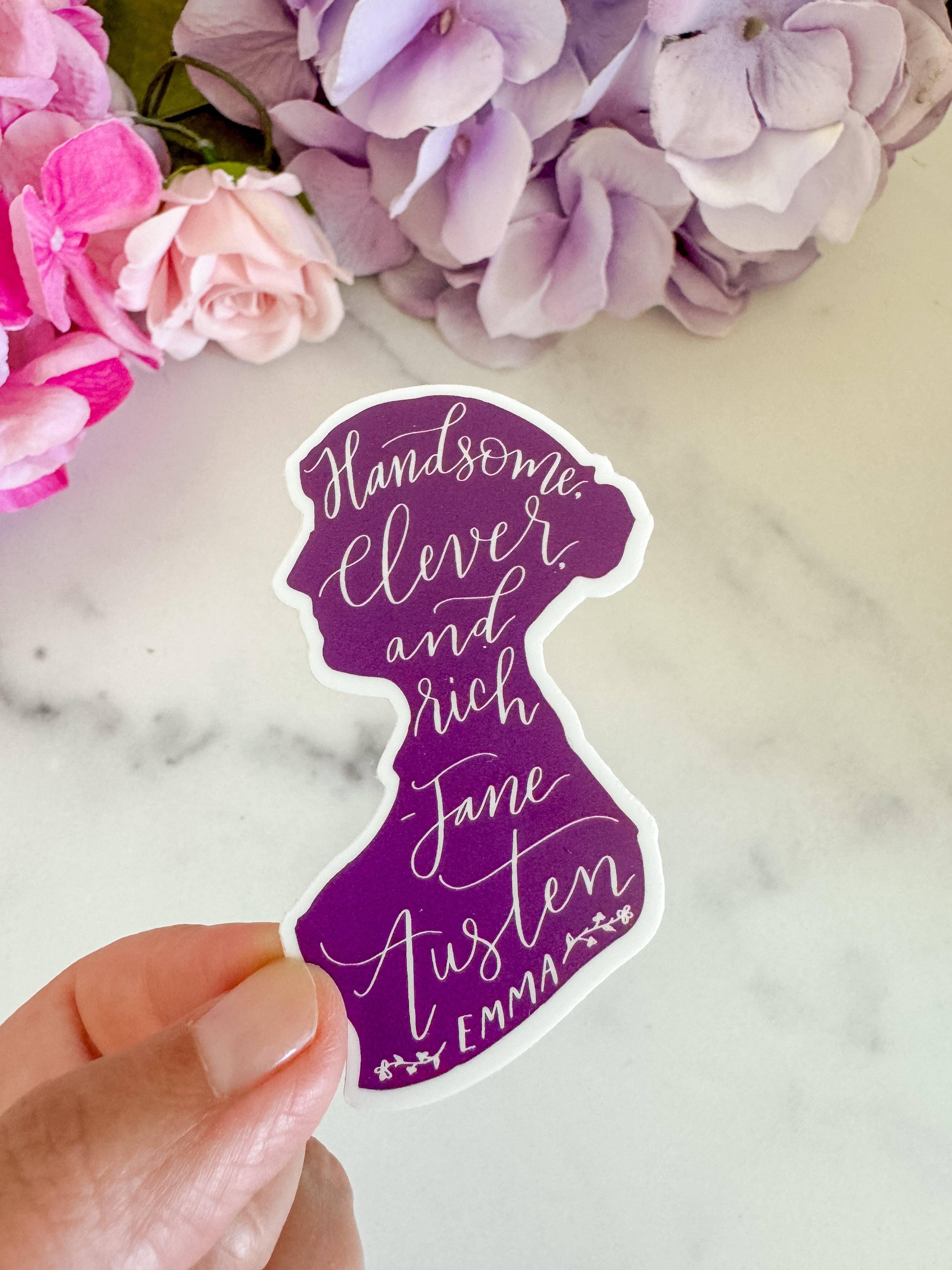 Wildflower Paper Company - Wholesale Sticker - Jane Austen Emma Quote Literary Sticker Decal 4