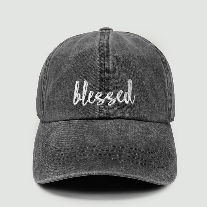 David And Young - Wholesale Baseball Cap - Women's - Blessed Embroidery Baseball Caps
