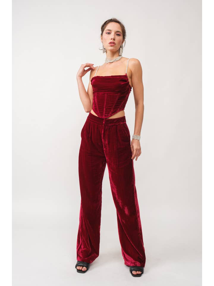 SARCELLE PANTALON EN VELOURS S80223 en vente sur Faire6