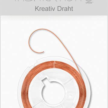 creative wire, copper for wholesale by URSUS® / Buntpapierfabrik Ludwig Bähr GmbH & Co. KG