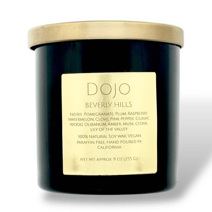 Vela de Lujo Beverly Hills (inspirada en Pomegranate Noir) para venta al por mayor de DOJO
