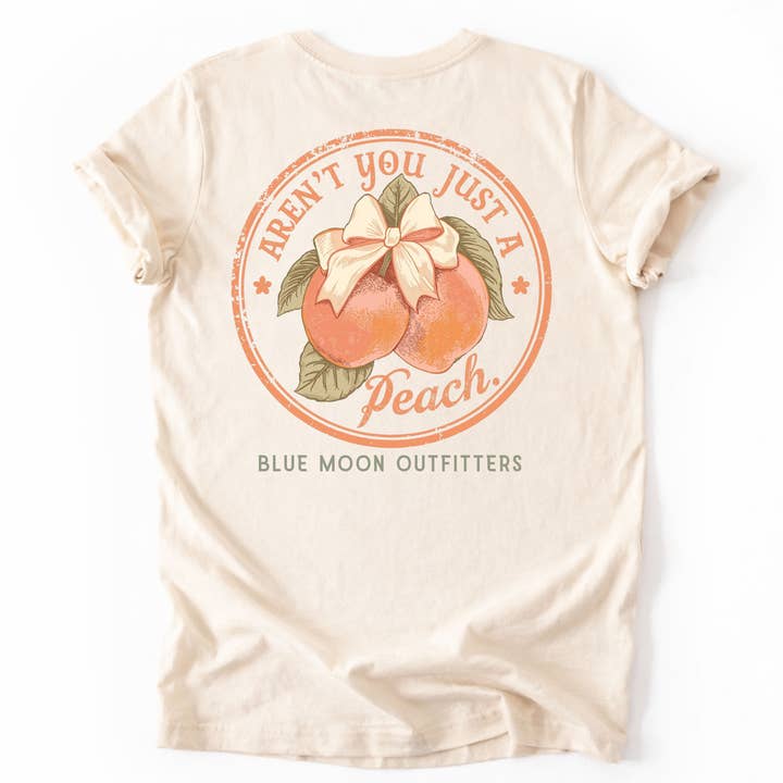 Aren't You Just A Peach Women's Southern Pocket Graphic Tee for wholesale by Blue Moon Outfitters
