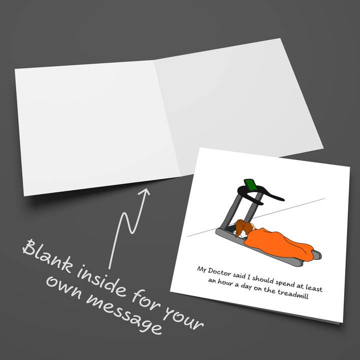 Swizzoo Cards - Venta al por mayor Tarjetas de cumpleaños - Divertida tarjeta de cumpleaños, cinta de correr para gimnasio, pilates, yoga, fitness, mamá, novia, mujer, novia, tarjeta para el Día de la Madre, divertida, divertida4