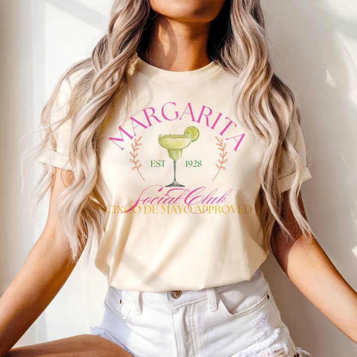 Par.tees by Party On! - Wholesale T-Shirt (Graphic) - Women's - Margerita Cinco De Mayo Mexican Festival Liquor Graphic Tee