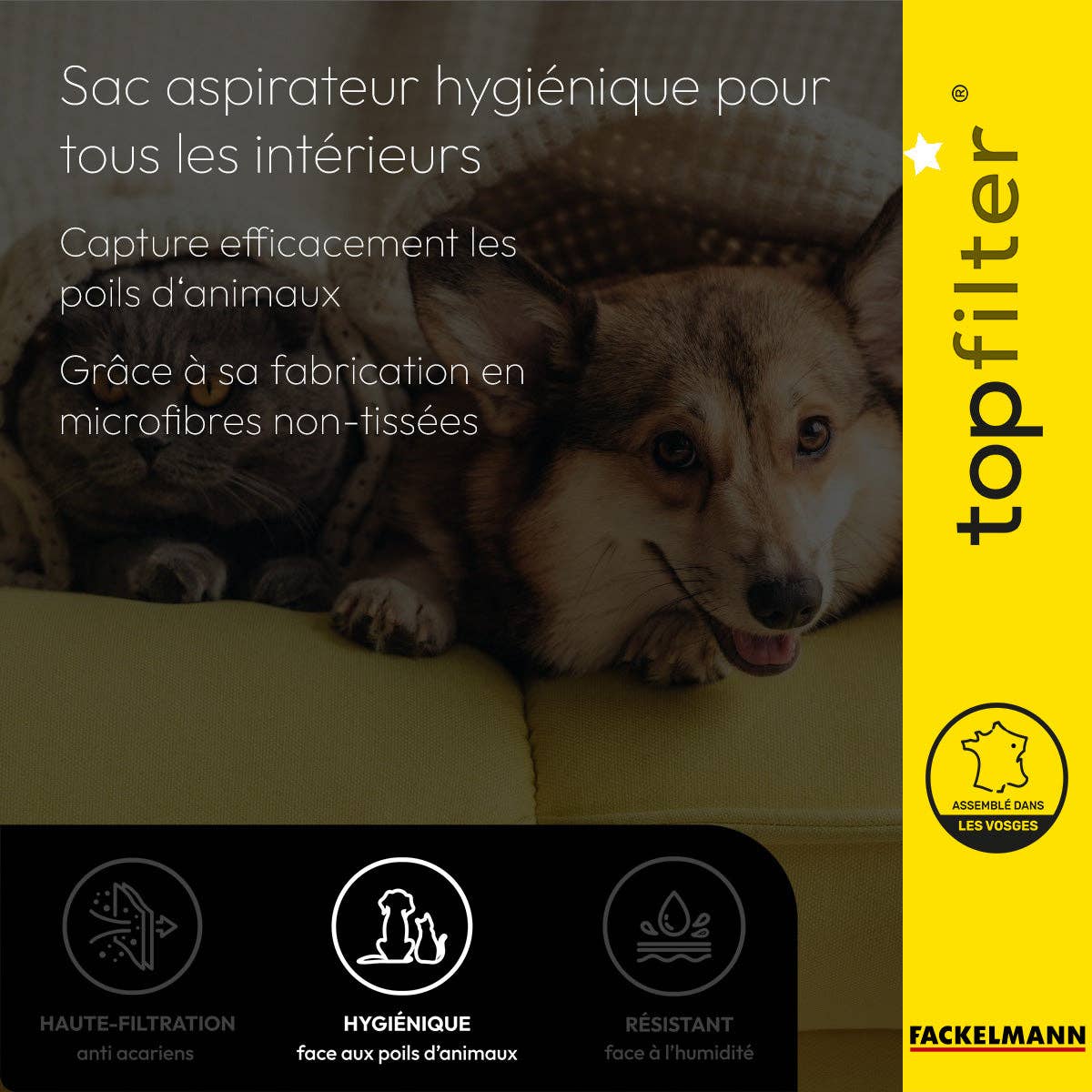 Zenker - Wholesale Vacuum Cleaner - Set of 4 Hoover Alpina TopFilter Premium vacuum bags3