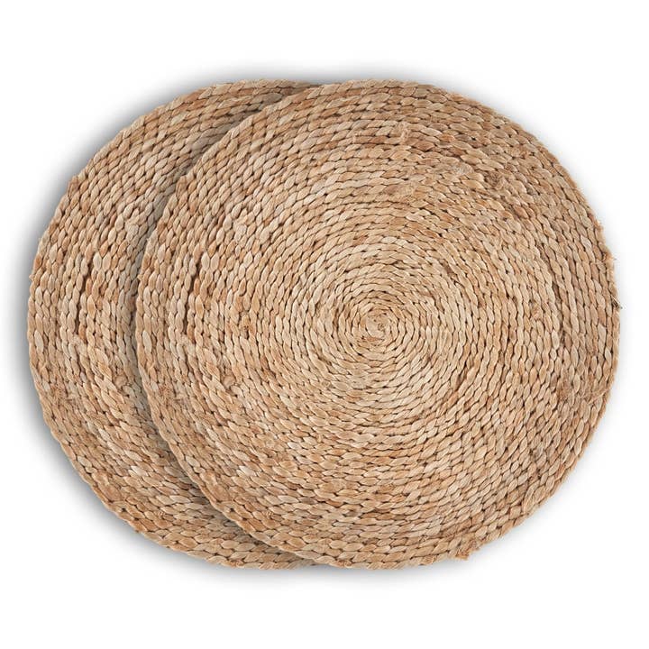 Solid Braided Jute Placemats, Set of Two and other Purchase Wholesale round burlap placemats. Free Returns & Net 60 Terms on Faire trending on Faire.