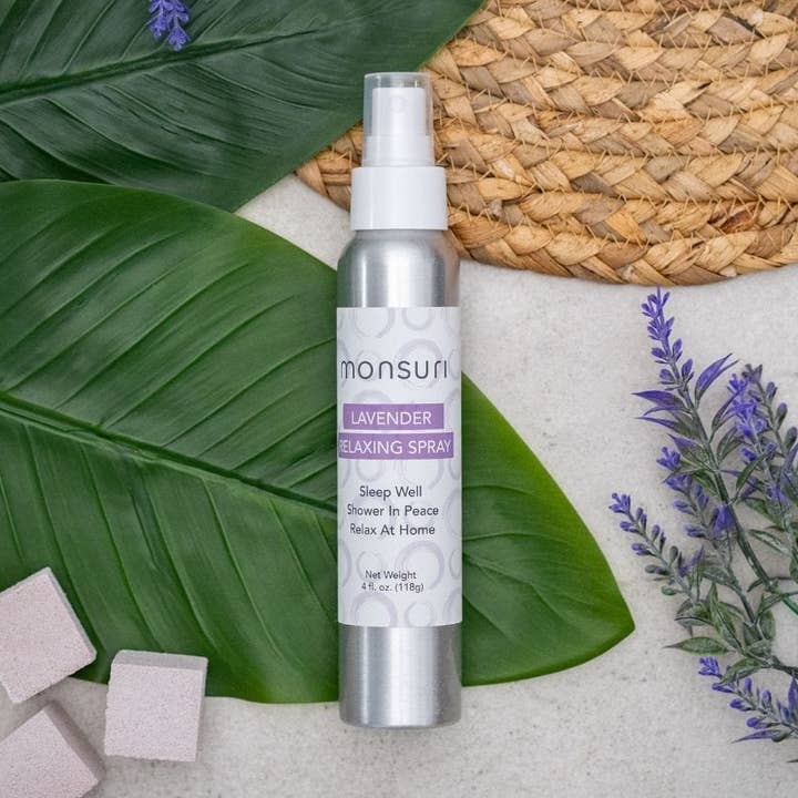 Relaxing Lavender Spray (4oz) for wholesale by Monsuri