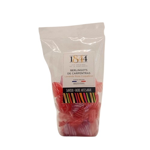 Confiserie 1844 - Wholesale Hard Candy - Carpentras Berlingots Lavender Rose Poppy - 160g Bag0