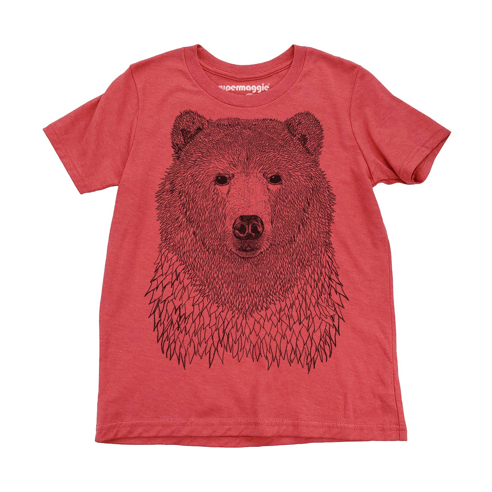 Supermaggie @ Faire - Wholesale Screen Printed T-Shirt - Kids - Bear Youth Tee3