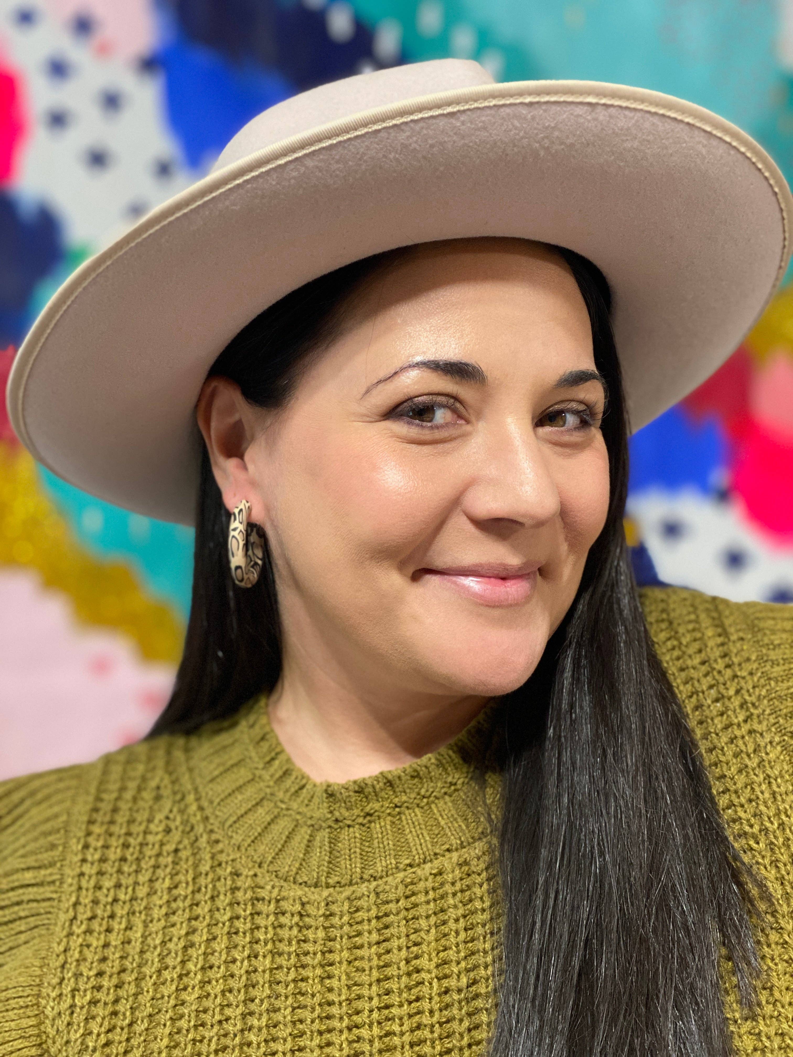 Hillside Studio - Wholesale Hoop Earrings - Becca Hoops - Leopard Print3