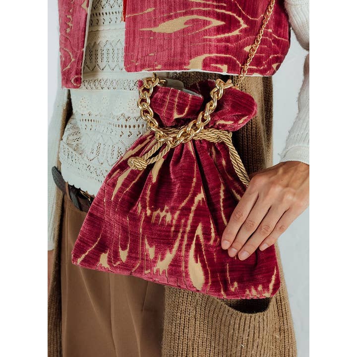 Effei Clothing – wholesale Axelväska - Dam – Salizada väska i venetiansk sammet3