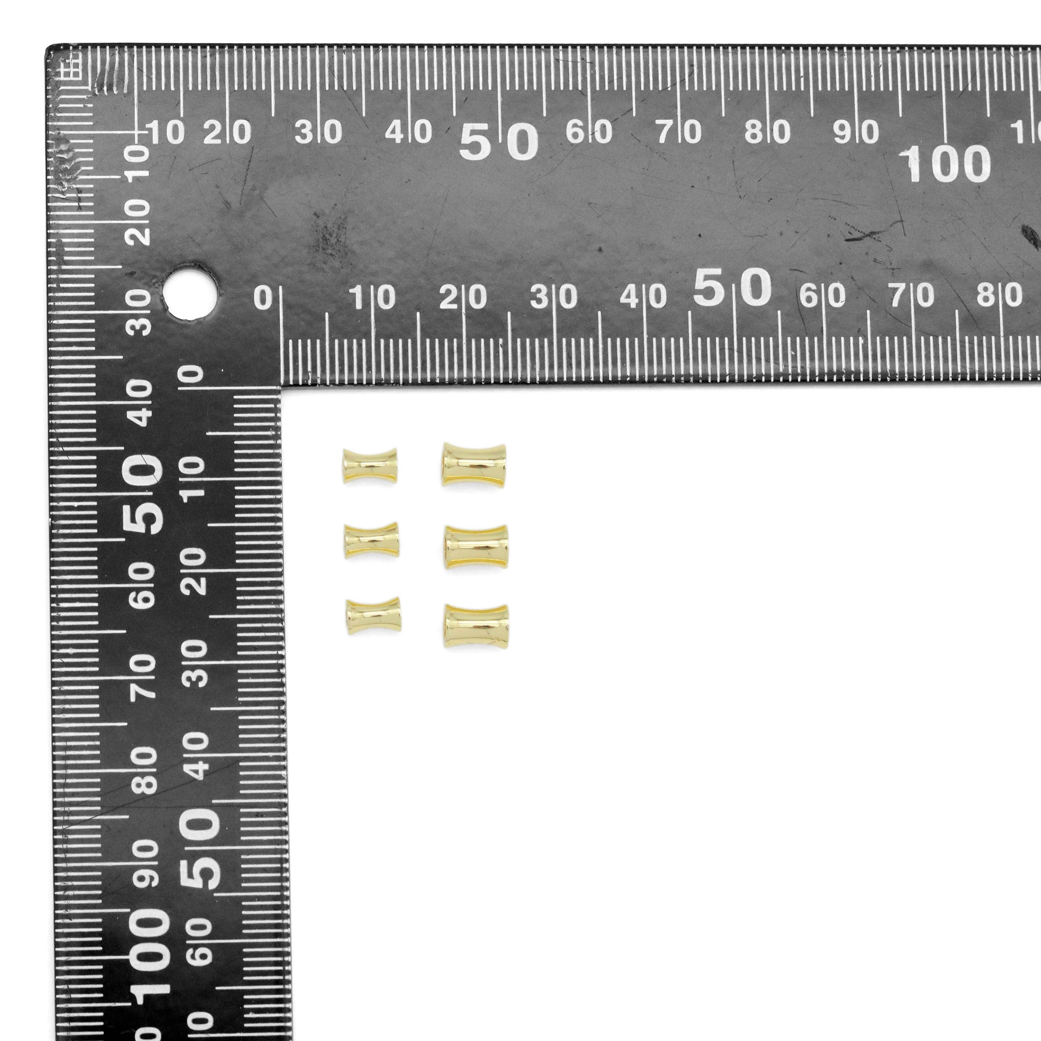 BestBeads&Beyond - Wholesale Individual Charm/Pendant - Gold Hourglass Shape Spacer beads, Sku#JL1911