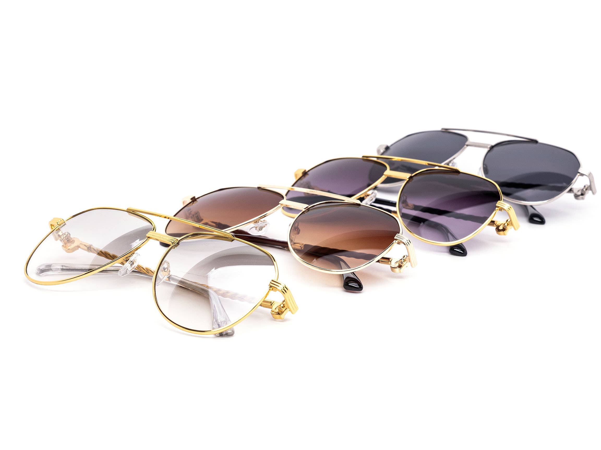 Still Friday - Wholesale Sunglasses - Women's - Oversized Rope Chain Aviator Gradient Sunglasses1