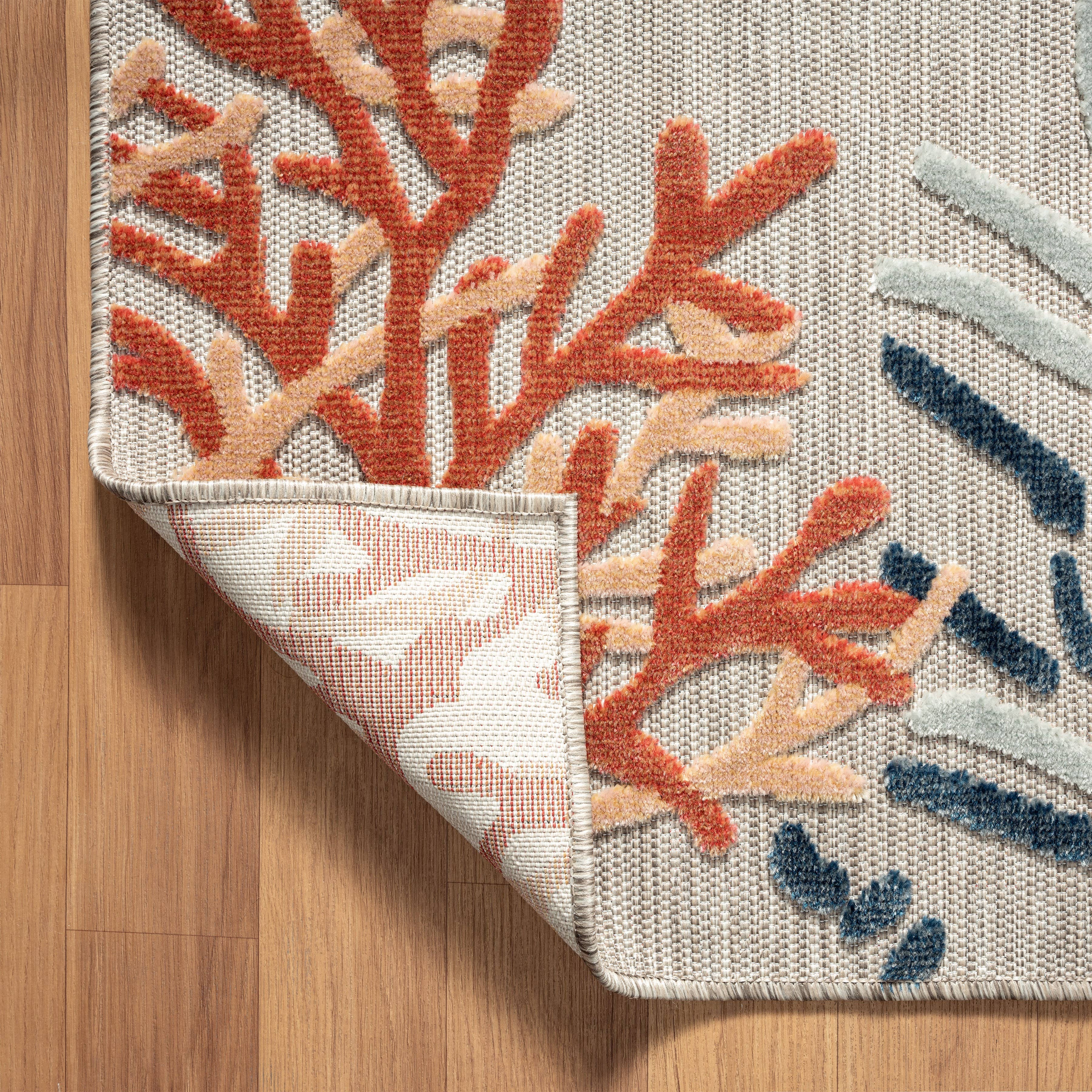 LR Home - Wholesale Area Rug - Coastal Transitional Multi-Color Indoor/Outdoor Rug10