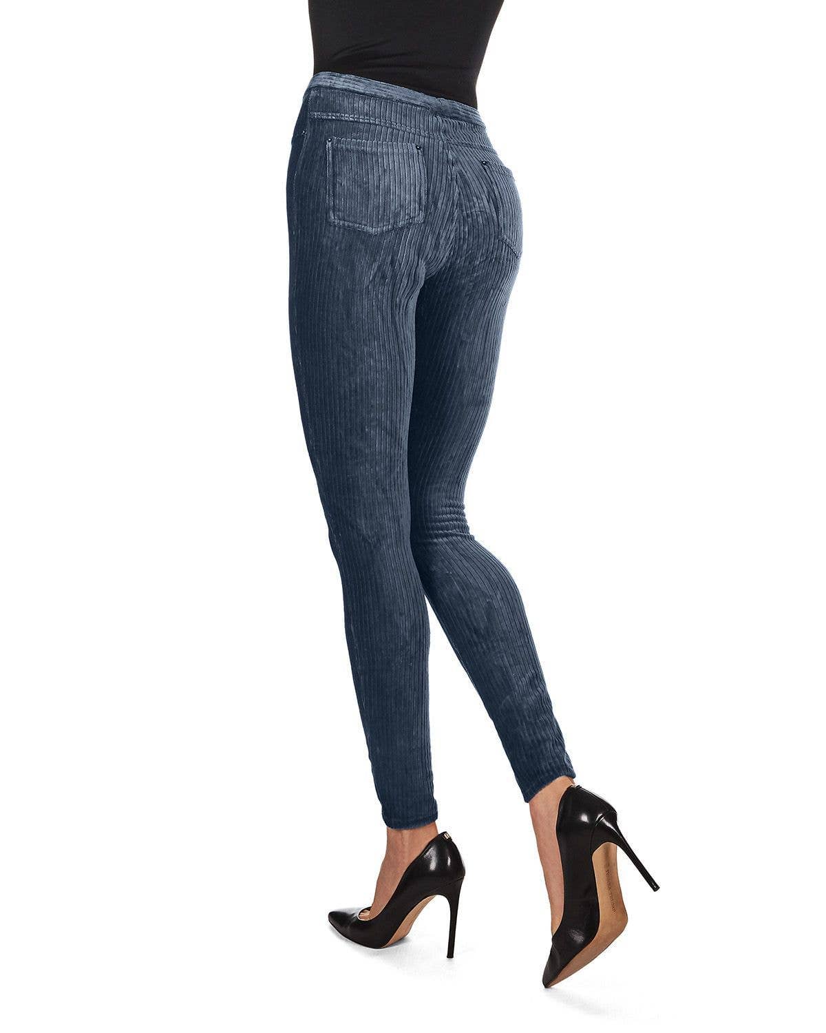 Infinity Classics International Inc. – wholesale Fashion leggings – Women's – MeMoi Wide-Rib Stretch Corduroy Leggings8