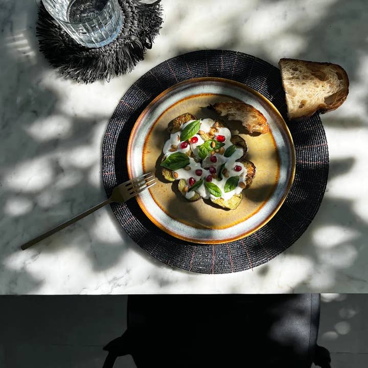 Bazar Bizar Living - Wholesale Placemat - The Beaded Placemat - Black2