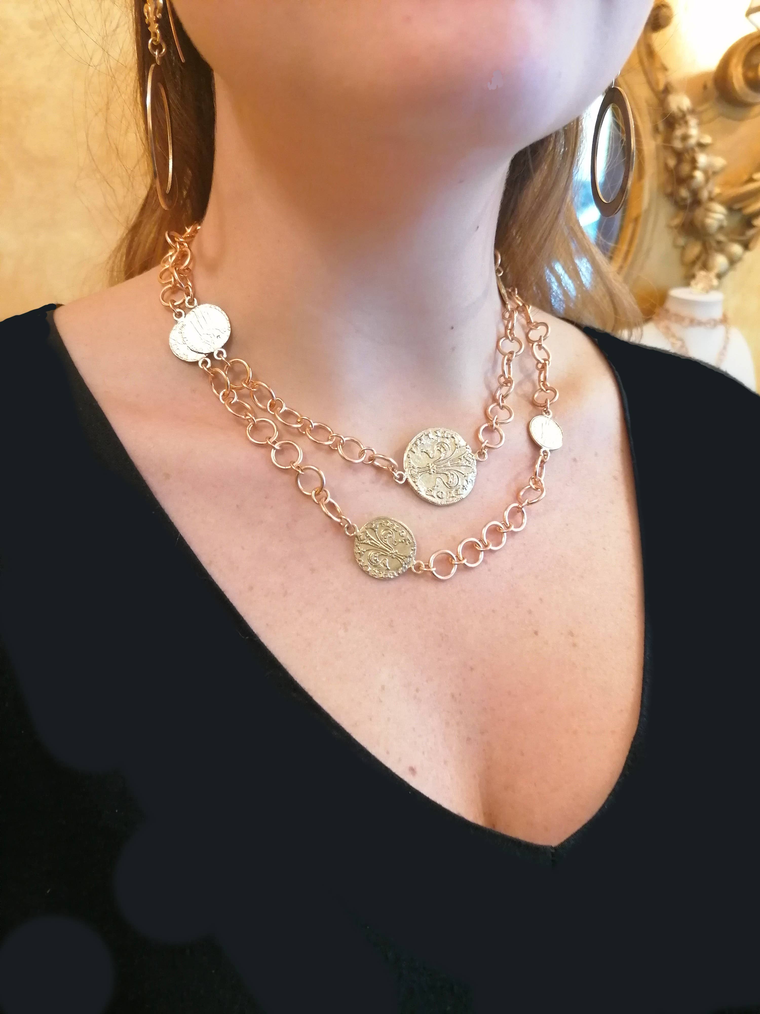 Patrizia Daliana - Wholesale Pendant/Charm Necklace - Patrizia Daliana | “Fiorino & Giglio” - CO-FI necklace/41