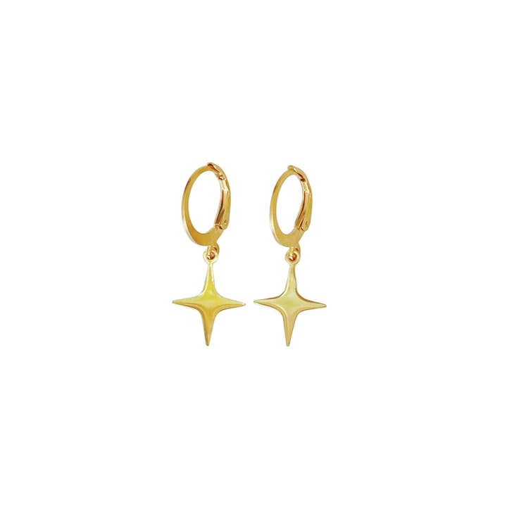 Star Earrings - Gold for wholesale by Saint Clairmont
