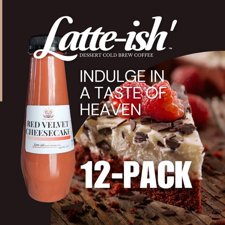 Latte-achtige Red Velvet Cheesecake Cold Brew Koffie 12/12oz voor wholesale door Drip Queen Coffee