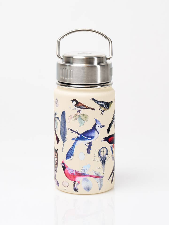 Birds 12 oz Steel Bottle (Case of 4) for wholesale by Cognitive Surplus
