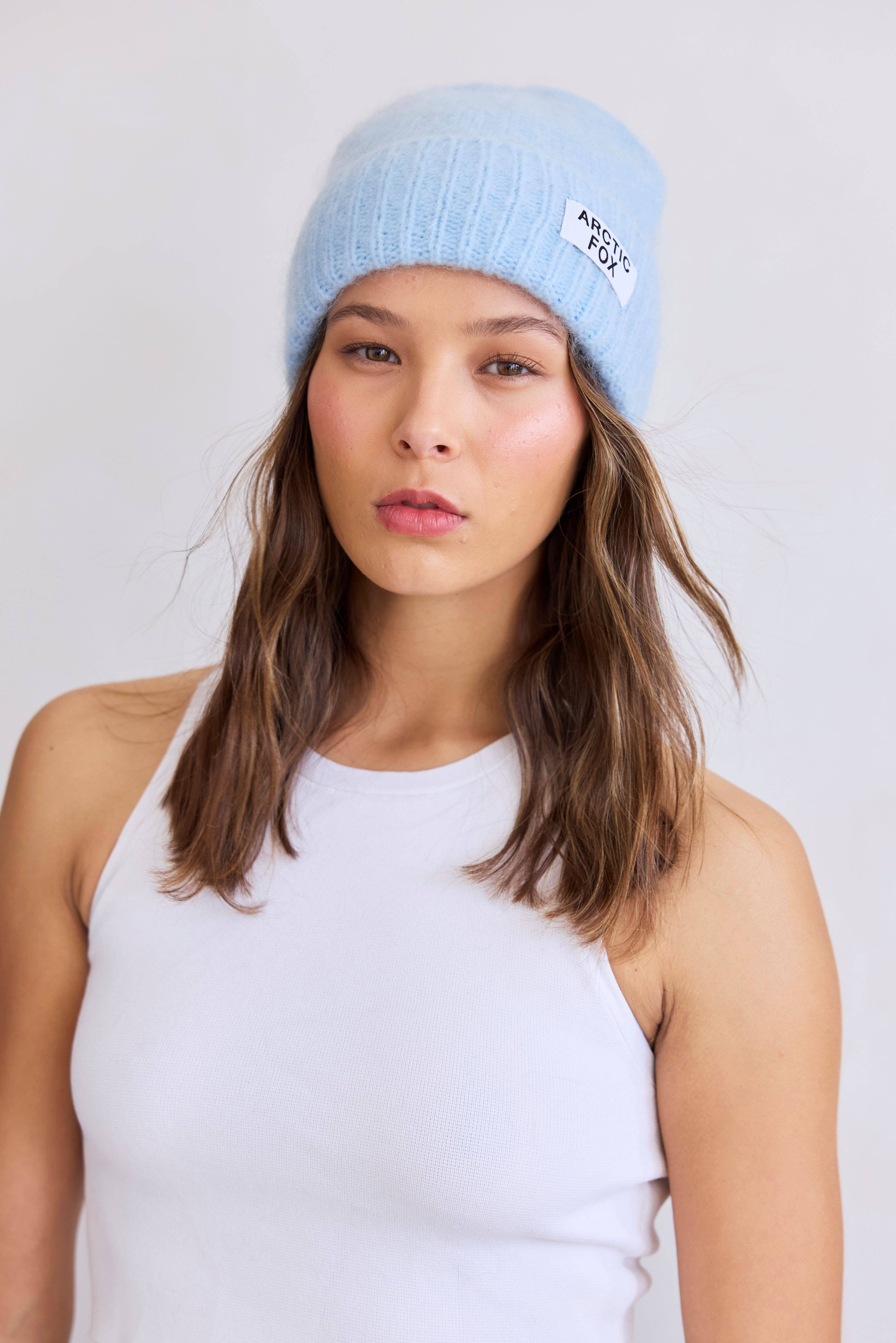 Arctic Fox & Co. - North America - Wholesale Beanie - Unisex - The Mohair Beanie - Sky Blue - FW255