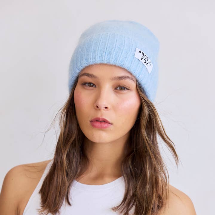 Arctic Fox & Co. - North America - Wholesale Beanie - Unisex - The Mohair Beanie - Sky Blue - FW255