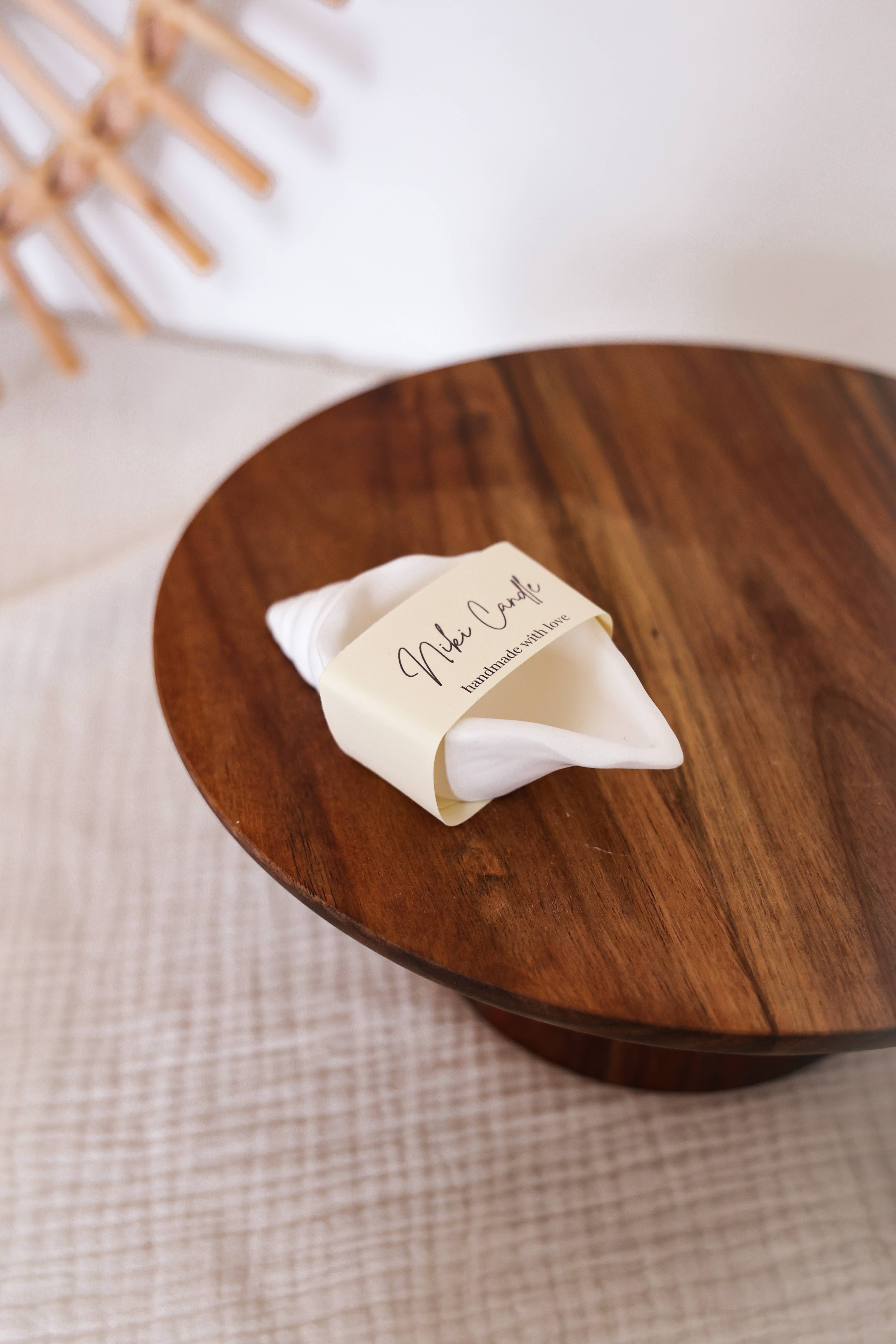 Niki Candle - Wholesale Decorative Tabletop Object - small clam1