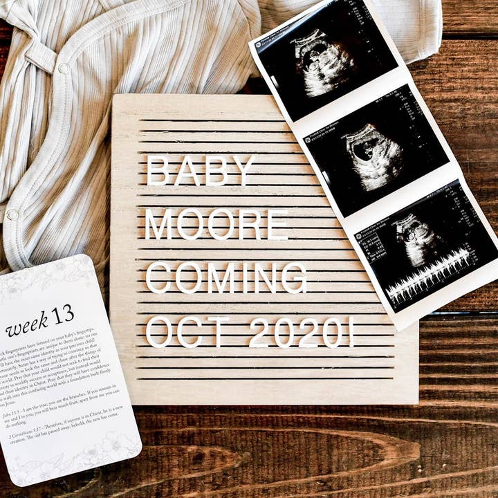 Duncan & Stone Paper Co. - Wholesale Baby Announcement Card - Pregnancy Prayer Cards | Expecting Mom Gift & Announcement9