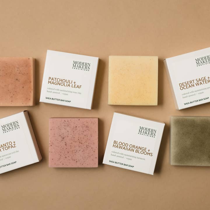 Modern Makers Provisions - Wholesale Bar Soap - Patchouli + Magnolia Leaf1