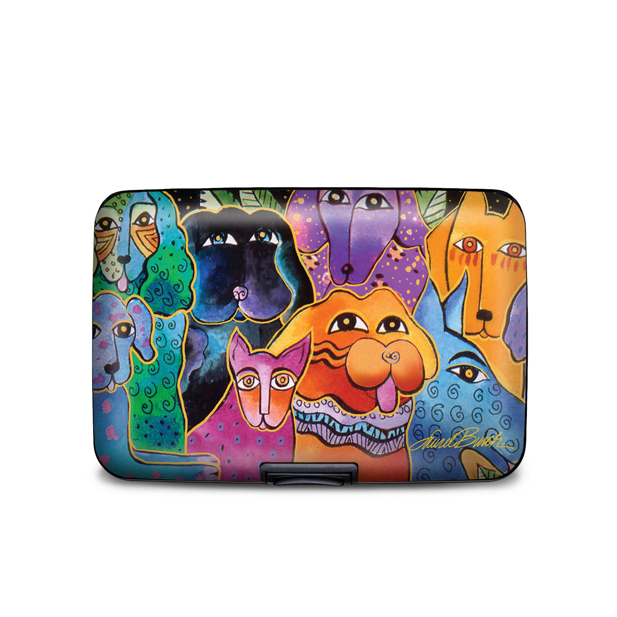 Monarque - Wholesale Wallet - Women's - Laurel Burch Dogs And Doggies Armored Wallet