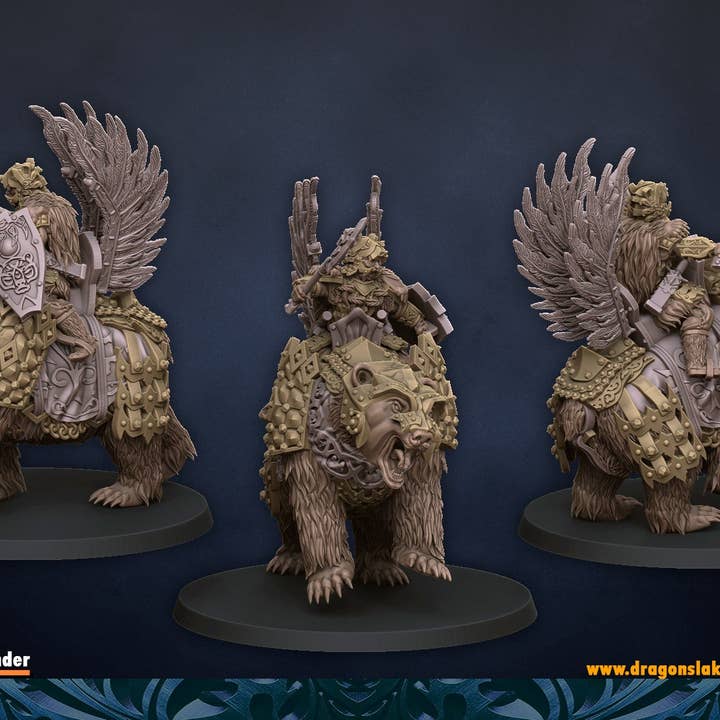 Cossacks Bear Riders for wholesale by Forg3d