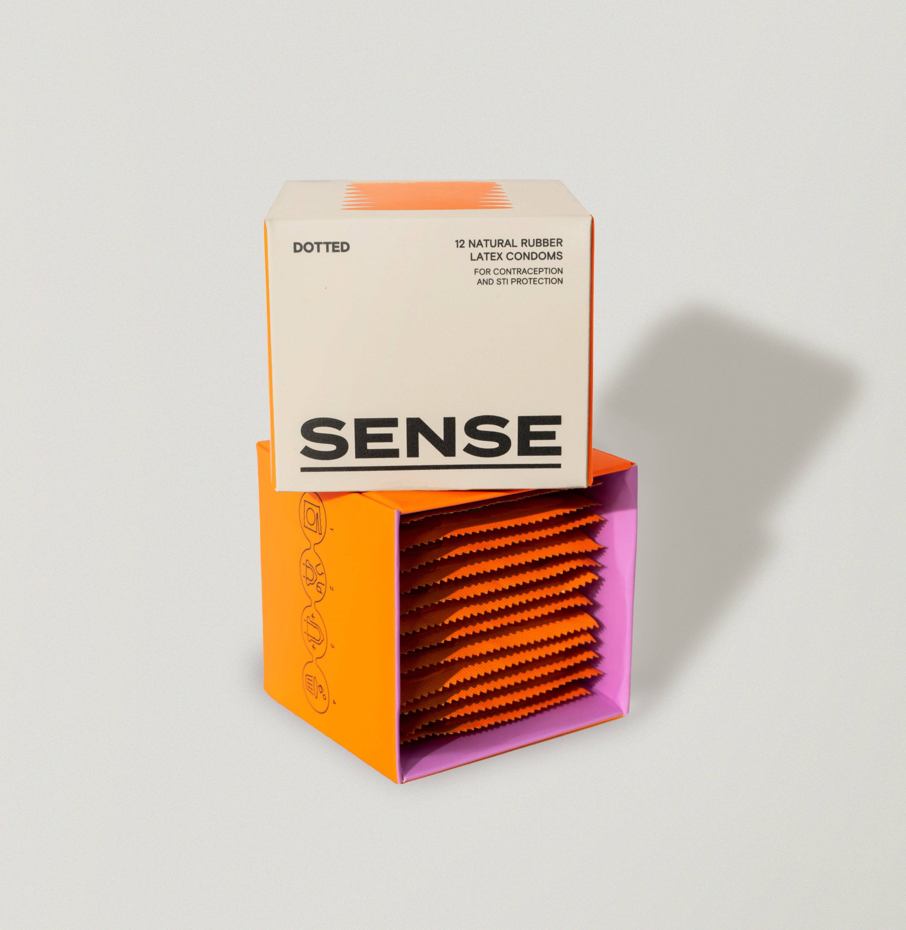 SENSE - Wholesale Contraceptive/Condom - Dotted Latex Condoms4
