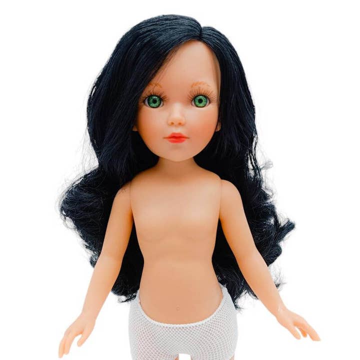 Folk Artesanía Muñecas - Wholesale Doll - Kids - Muñeca Mari's 35 cm. original Folk Craft brunette wavy1