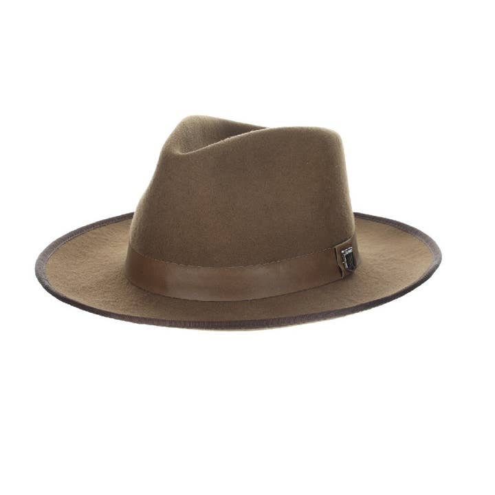 Fedora de fieltro de lana Stacy Adams - Genesee para venta al por mayor de Dorfman Hat Co