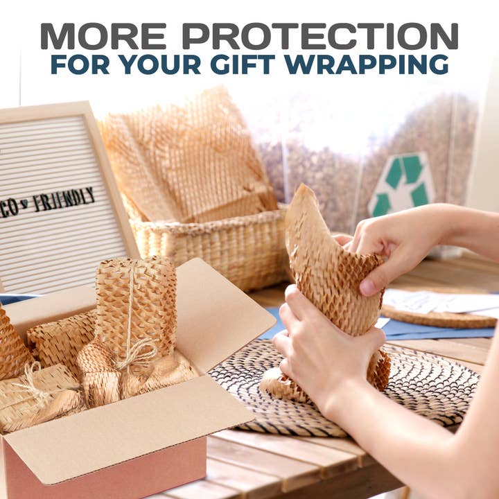HexcelPack - Wholesale Wrapping Paper Roll - HexcelWrap Honeycomb Packing Paper6