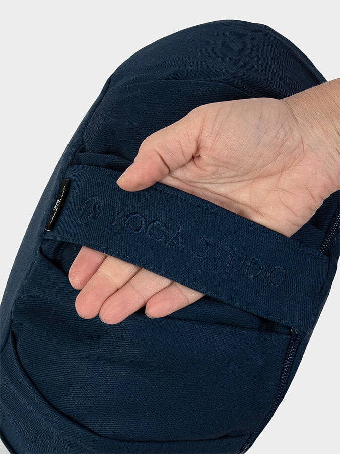 Yoga Studio Store - Wholesale Yoga Accessories - Yoga Studio European Organic Buckwheat Zafu Crescent Cushion3