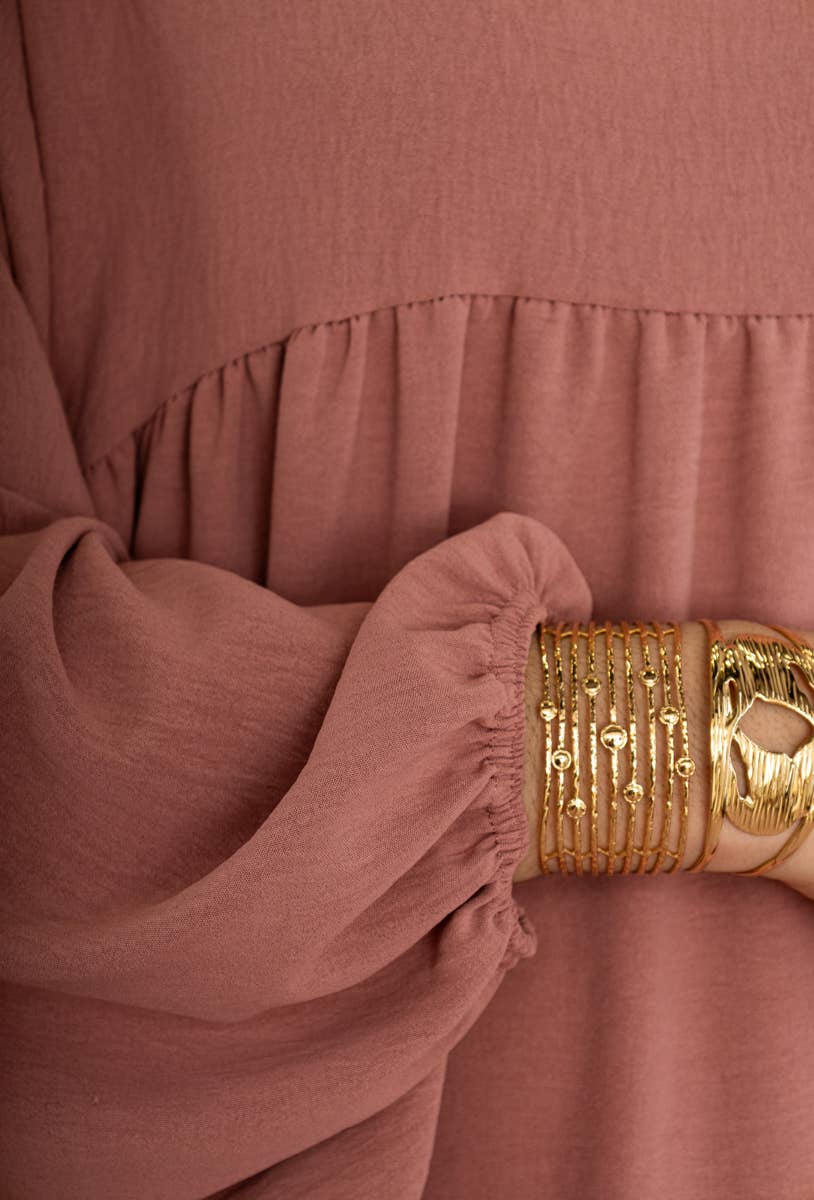 IDEAL OUTFIT - Wholesale Kaftan - Dames - Abaya met ballonmouwen model ref:2379jazz voor dames18