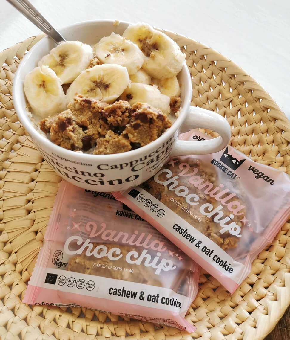 Smart Organic - Wholesale Cookie - Vanilla and Choc Chip Cookie, Bio, Kookie Cat, 50g7